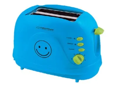 Esperanza Brødrister Toster  Smiley EKT003B (750W kolor niebi