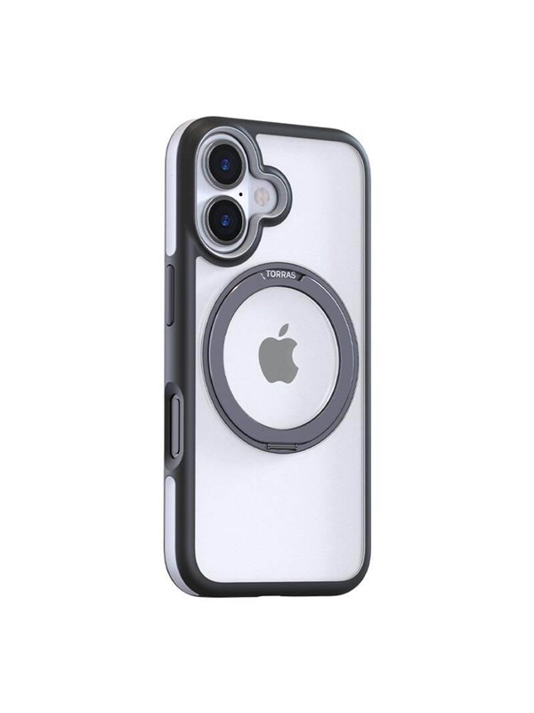 Torras Ostand R Fusion Case for iPhone 16 (Black)
