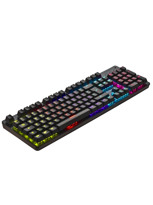 DENVER GKK-330 Mechanical - Gamingtastatur - Nordisk - Svart