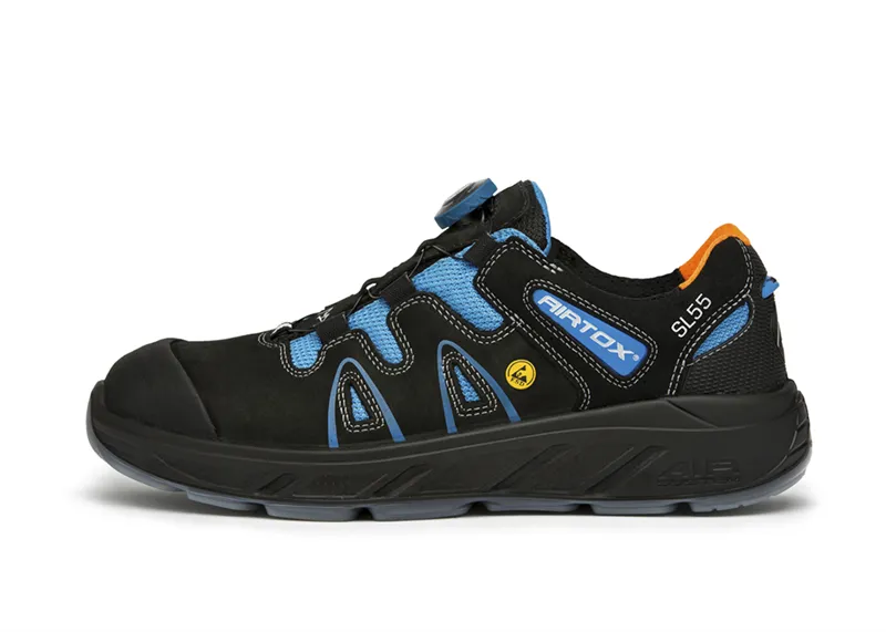 AIRTOX SL55 safety shoes ESD UTURN breathable wide fit shock absorbing Size 41