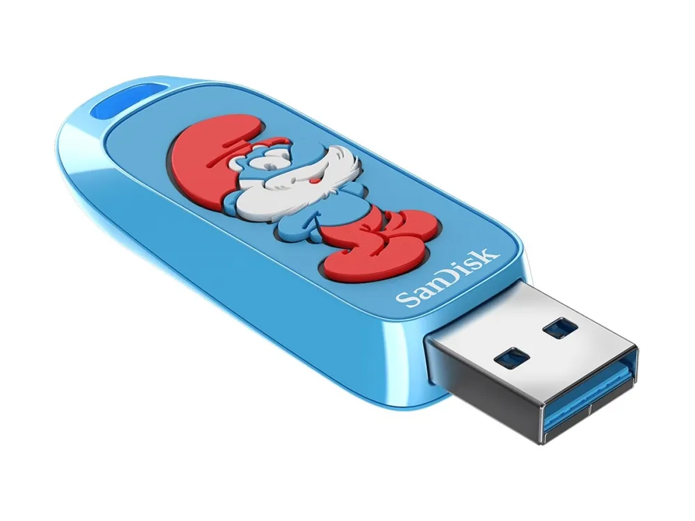 SANDISK Smurfene - Orkestermannen - 128GB - Minnepenn