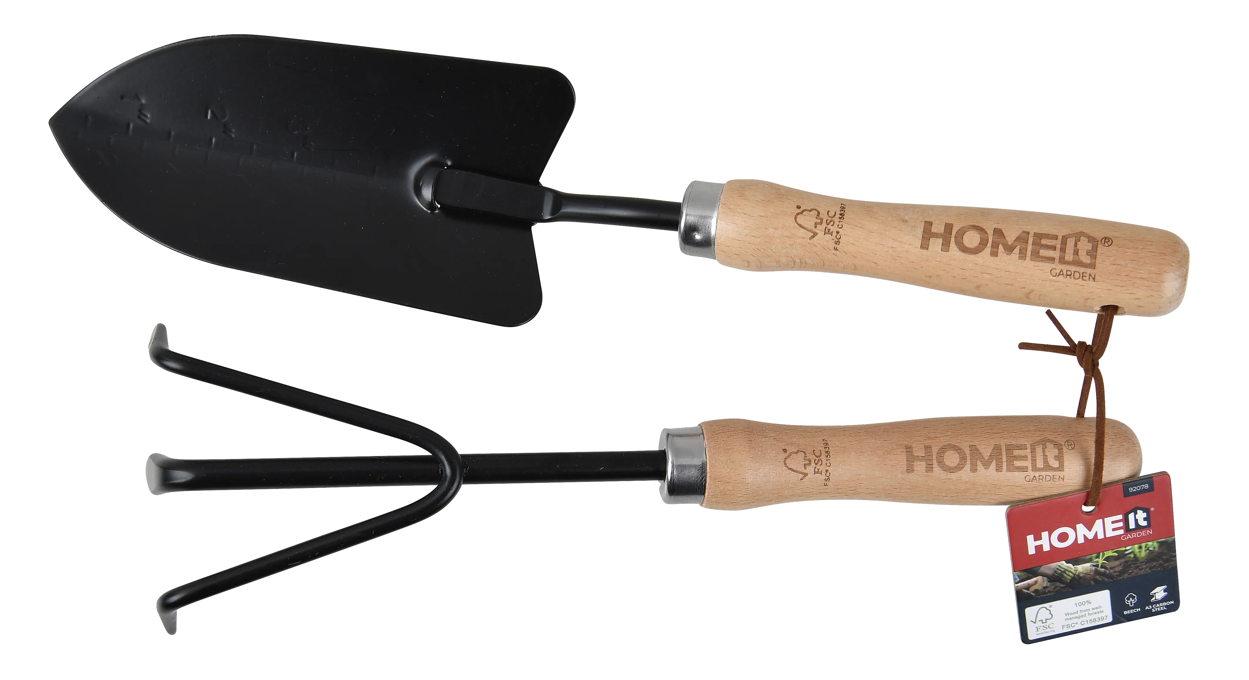Home>it set with plant trowel & plant cultivator with wooden handle