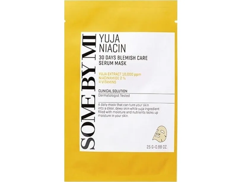 SOME BY MI - Yuja Niacin 30 Days Blemish Care Serum Mask 1pcs / 25g