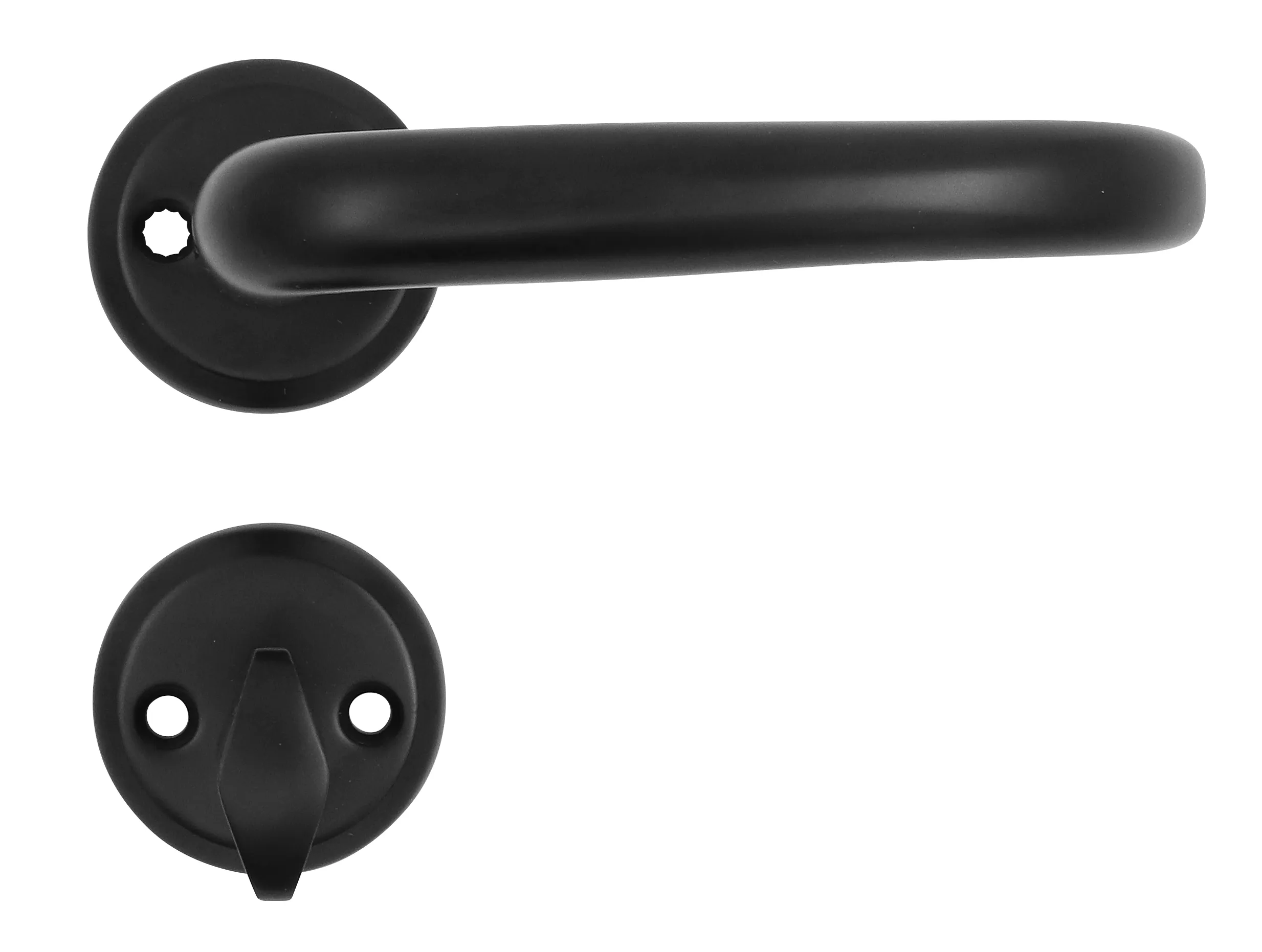 Home>it HOME It® door handle set for exterior door with 3 keys matt black