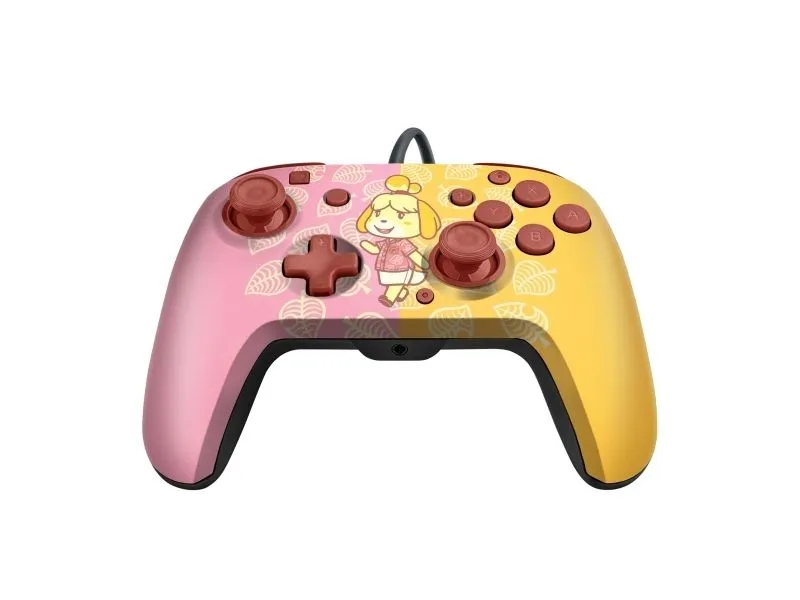 PDP Faceoff Deluxe Audio Isabelle - Wired Controller - Nintendo Switch