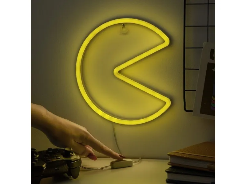 Paladone - Pac Man Wall Mountable LED Neon Light - Lampe