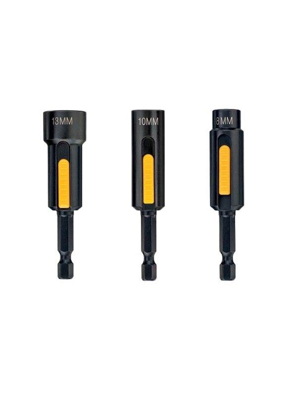 Dewalt 3 Pack Cleanable Hexagonal Magnetic Nut/Socket Driver 8/10/13mm