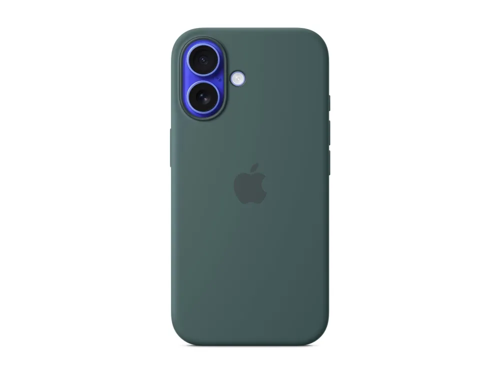 Apple iPhone 16 Silicone Case with MagSafe - Lake Green
