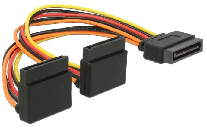 DeLOCK - Power Adapter - SATA Power to SATA Power - 15 cm