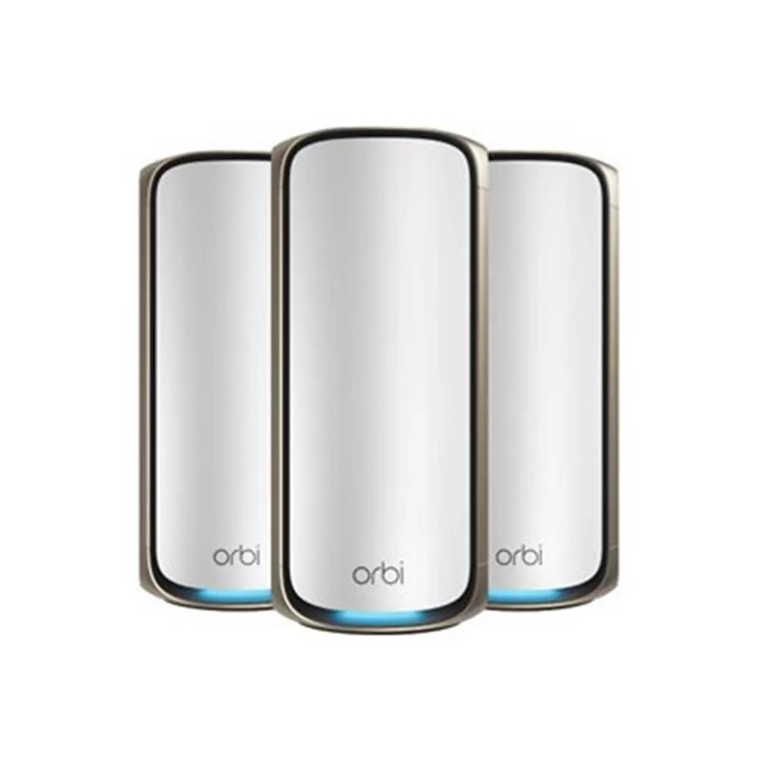 Netgear RBE973S Orbi 970 BE27000 Quad-Band WiFi 7 Mesh System 27Gbps (3-Pack) - Mesh router 802.11a/b/g/n/ac/ax/be (Wi-Fi 7)