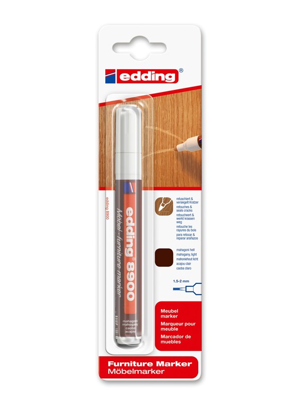 Edding e-8900 furniture marker mahogany light