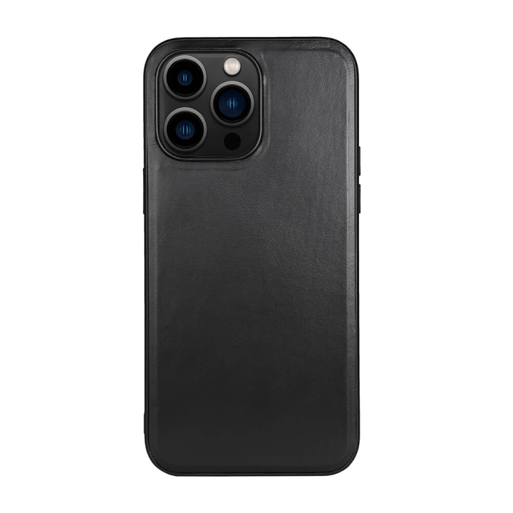 Buffalo Phone Case Leather MagSeries Black - iPhone 14 Pro Max