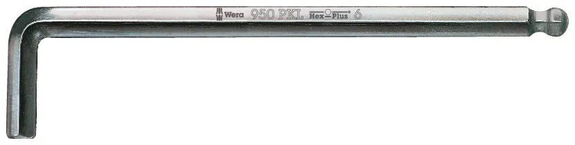 Wera l-key 950 pkl metric chrome-plated 1.5 mm