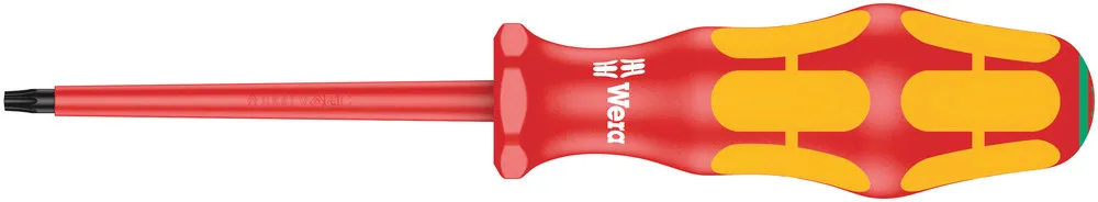Wera 167 i vde insulated screwdriver for torx® screws tx 15 x 80
