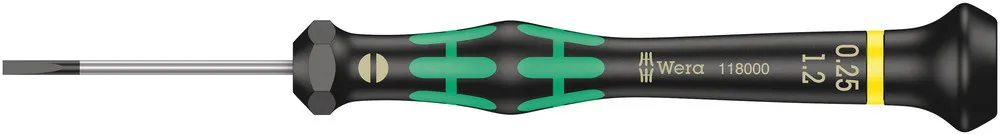 Wera 2035 screwdriver for slotted screws for electronic applicati