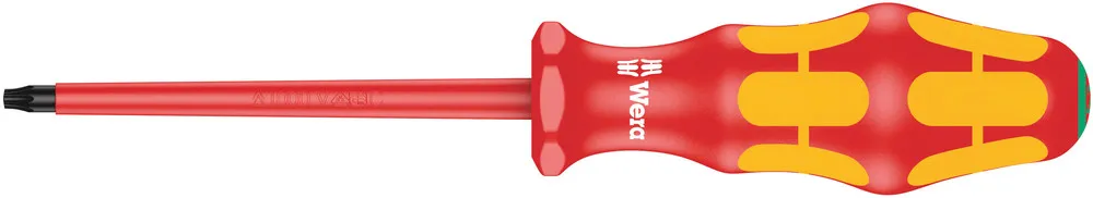 Wera 167 i vde insulated screwdriver for torx® screws tx 25 x 10