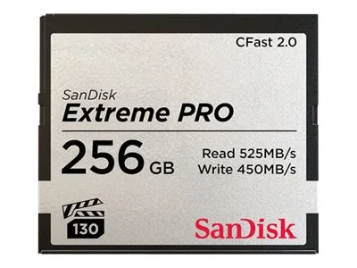 SANDISK Extreme Pro CFast 2.0 - 525MB/s - 256GB
