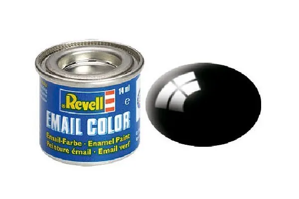 Revell enamel paint # 07-black Shiny