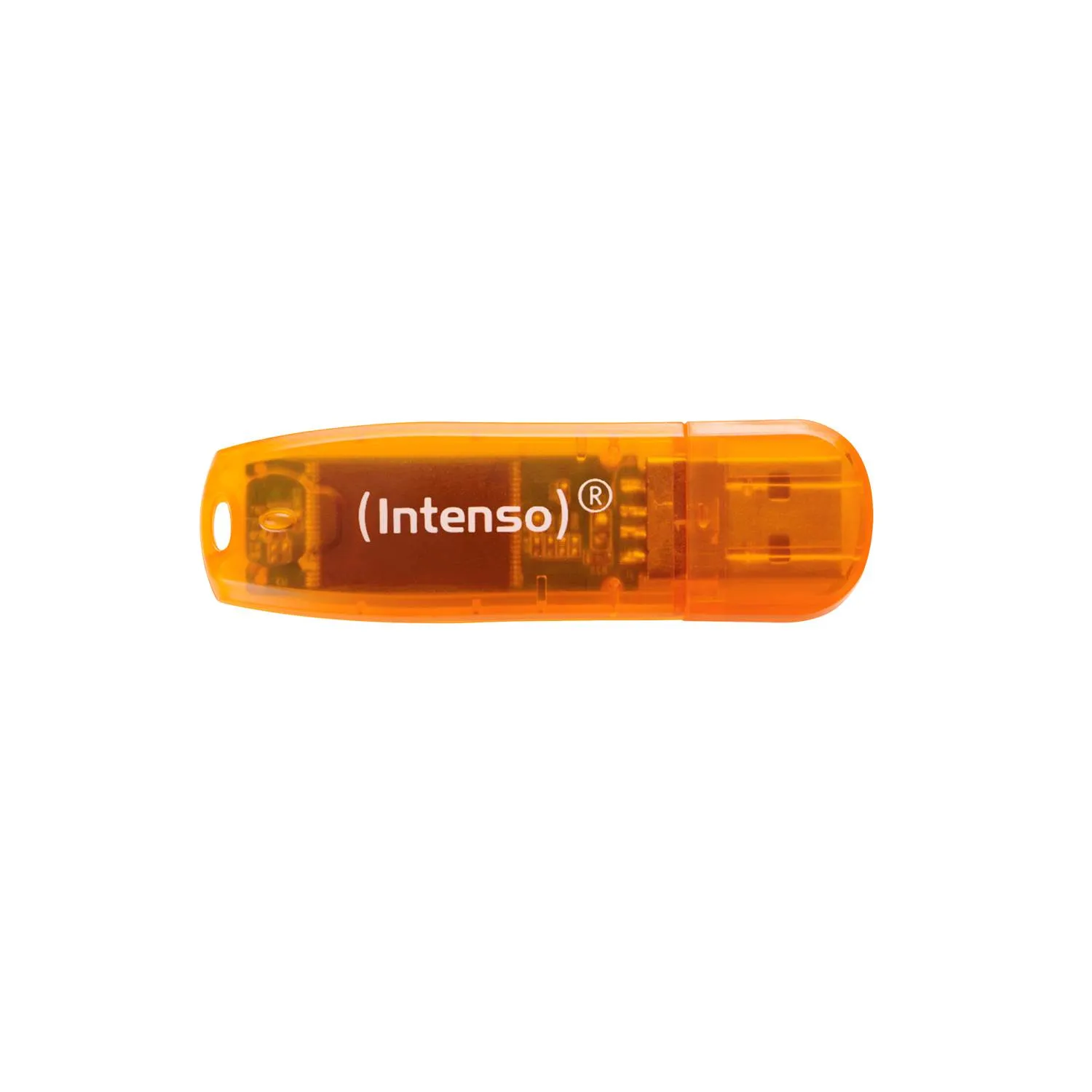 Intenso Rainbow Line USB Drive - Oransje - 64GB - Minnepenn