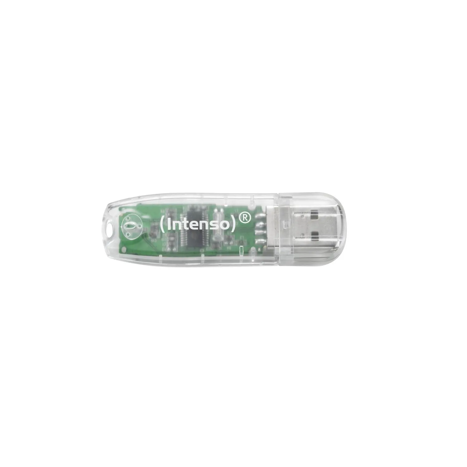 Intenso Rainbow Line USB Drive - Hvit - 32GB - Minnepenn