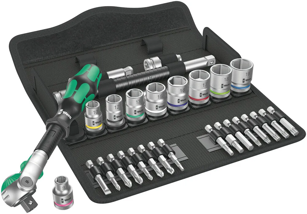 Wera 8100 SB 6 Zyklop Speed-Knarrensatz 3/8""-Antrieb.