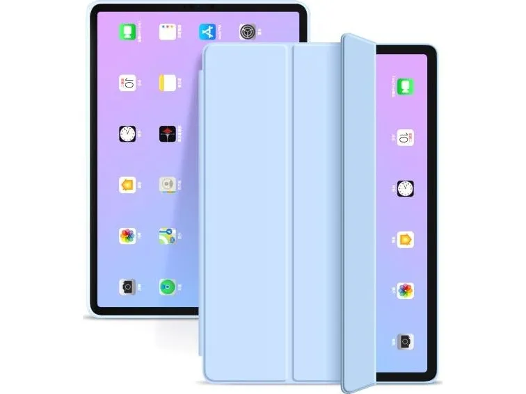 Tech-Protect SmartCase Pen for iPad Air 10.9" (2020/2022) / 11" (2024/2025/2026) - Cyan