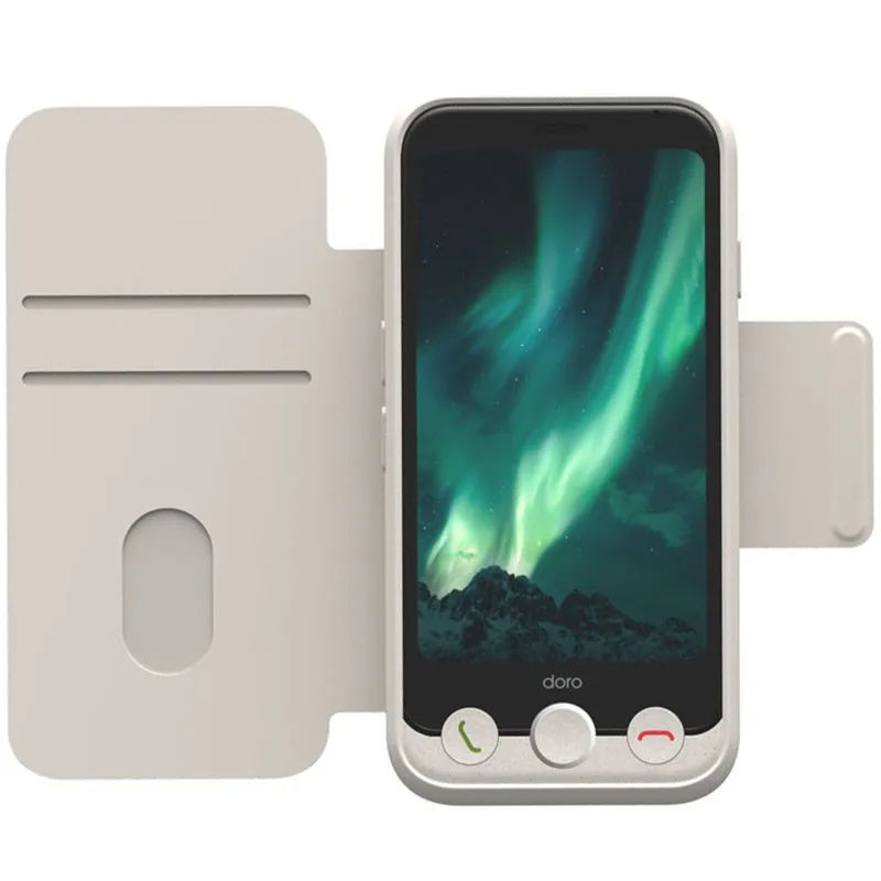 Doro Aurora A11 - Wallet Case - Bone