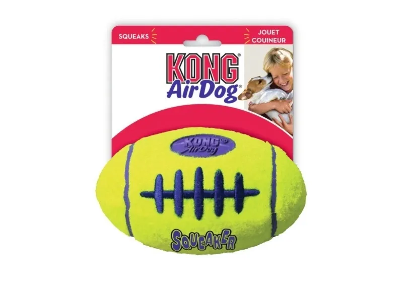 KONG Hundeleke AirDog Squeaker Football Small 8cm