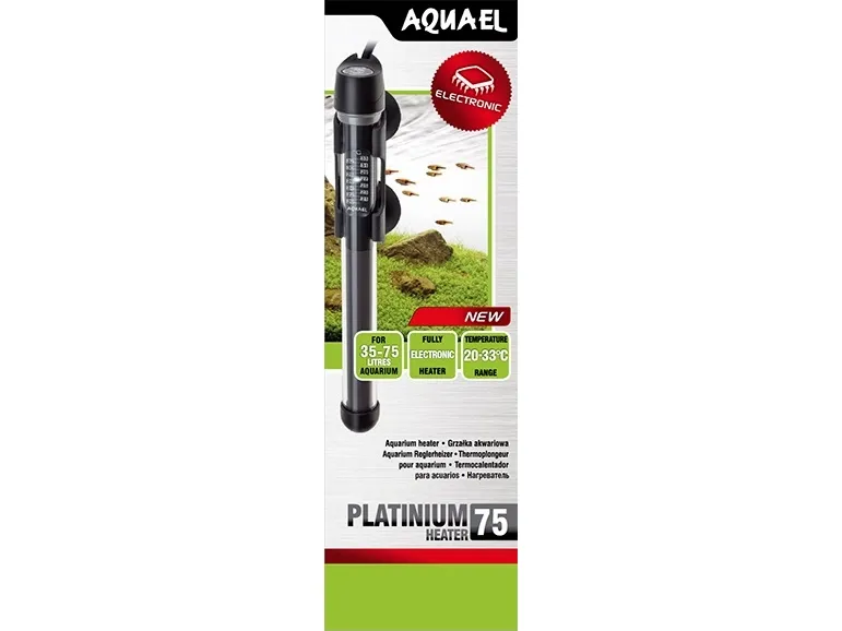 AQUAEL Platinium Aquarium Heater 75W