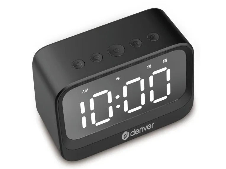 DENVER EC-53B Alarm Clock - Black