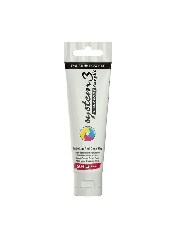 Daler-Rowney System3 Heavy Body 59 ml Cadmium Red Deep Hue