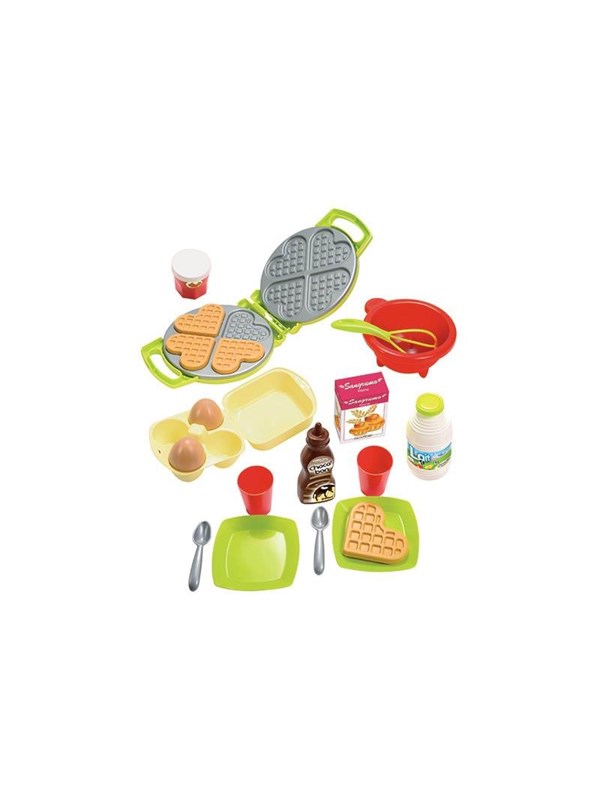 Ecoiffier 100% Chef Waffle maker 22 pcs.