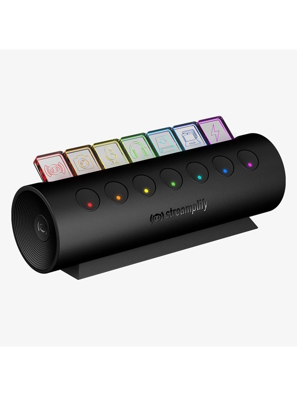 Streamplify HUB CTRL 7 USB-hub - USB 3.0 - 7 porter - Svart