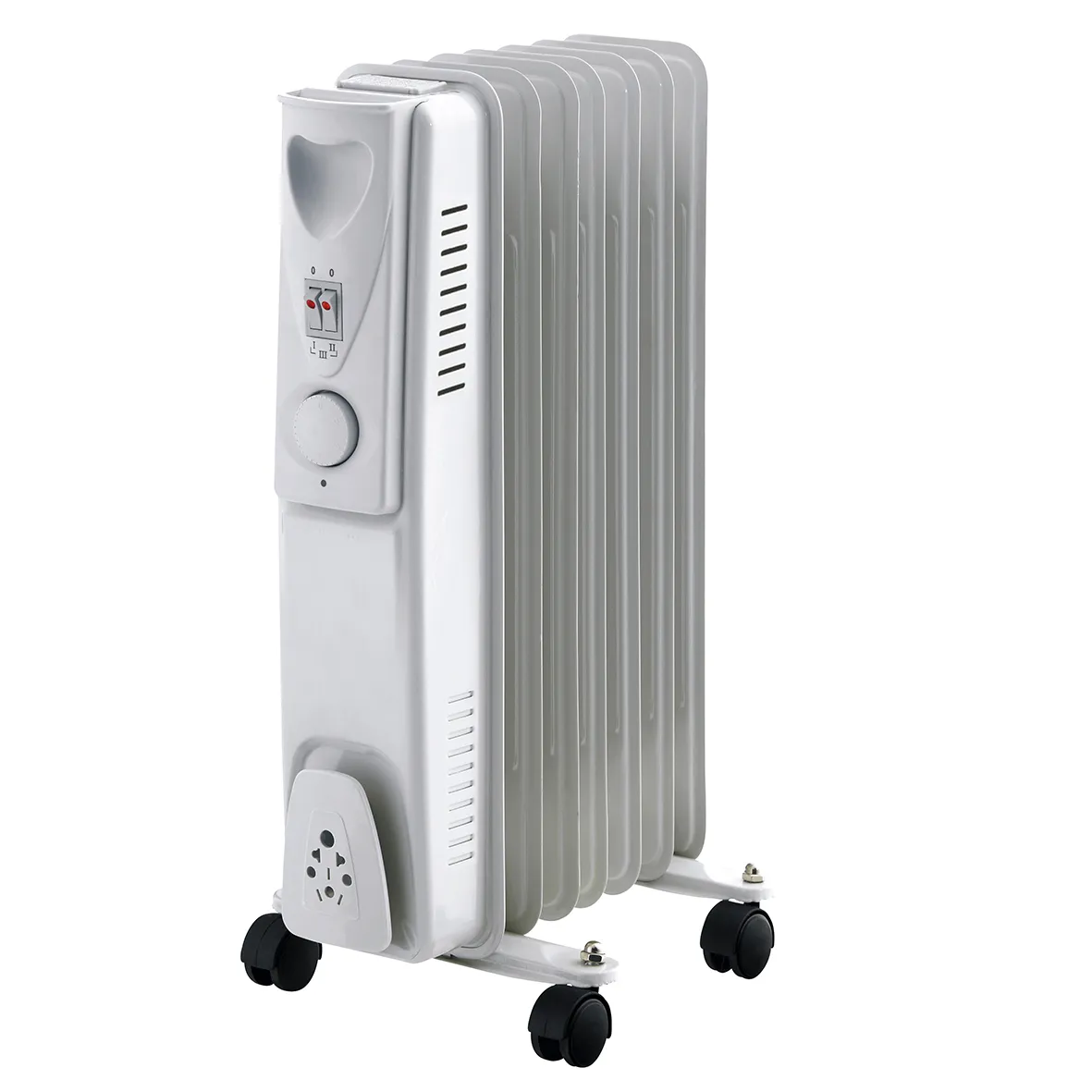 Gripo Oil radiator 1500W with 7 ribs, Grey