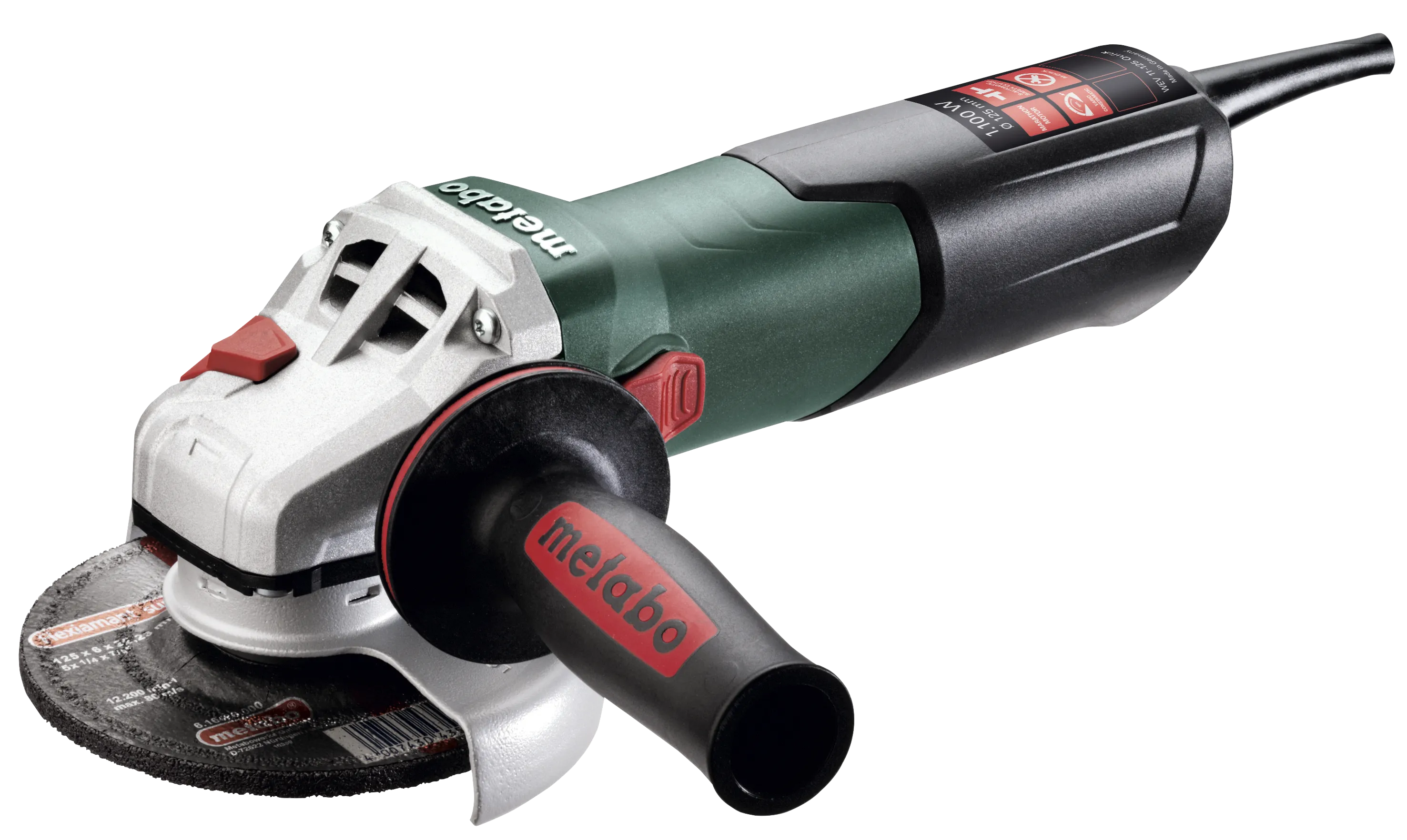 Metabo WEV 11-125 QUICK - angle grinder - 1100 W - 125 mm
