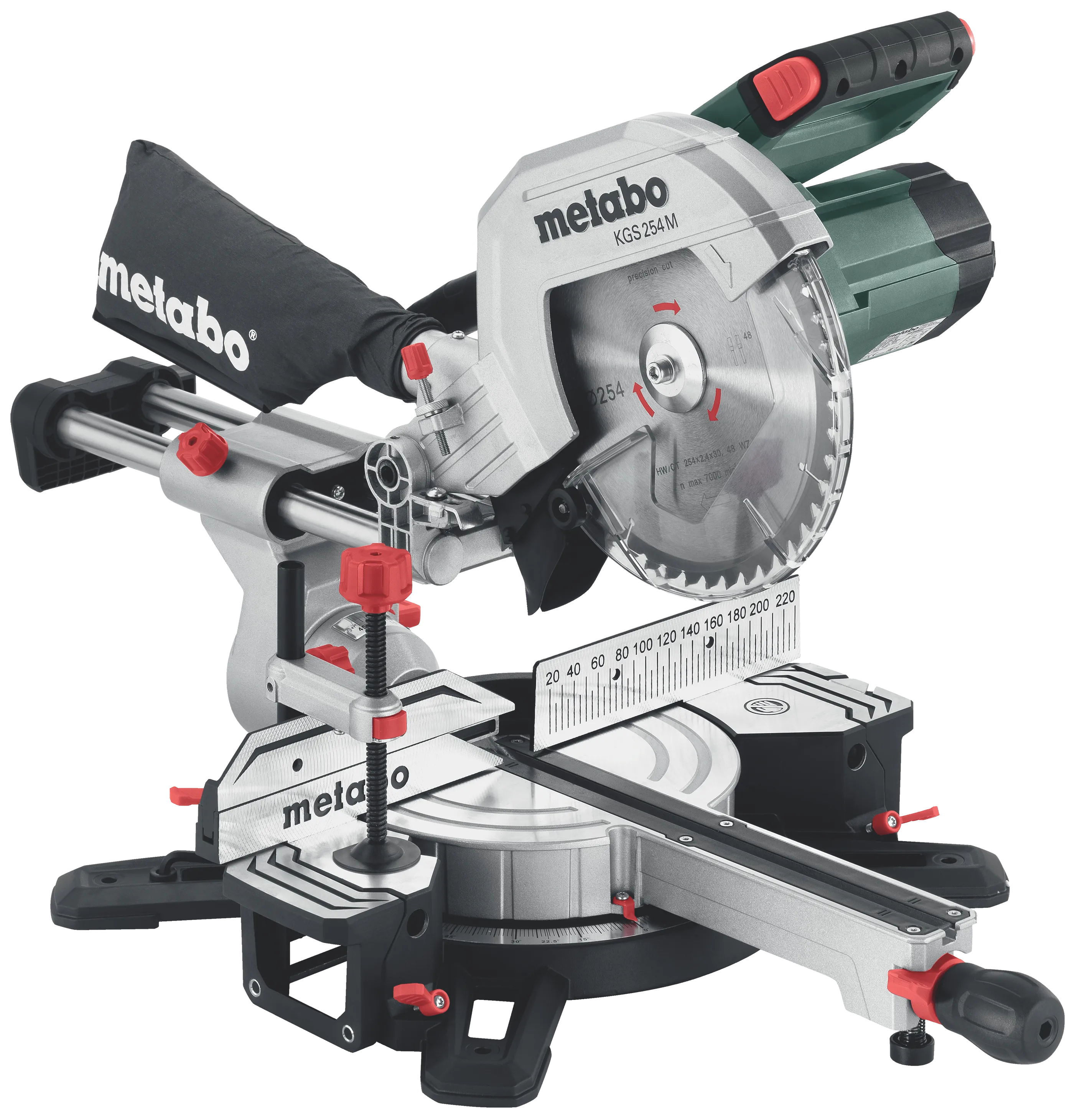 Metabo KGS 254 M - sliding compound miter saw - 1450 W - 254 mm