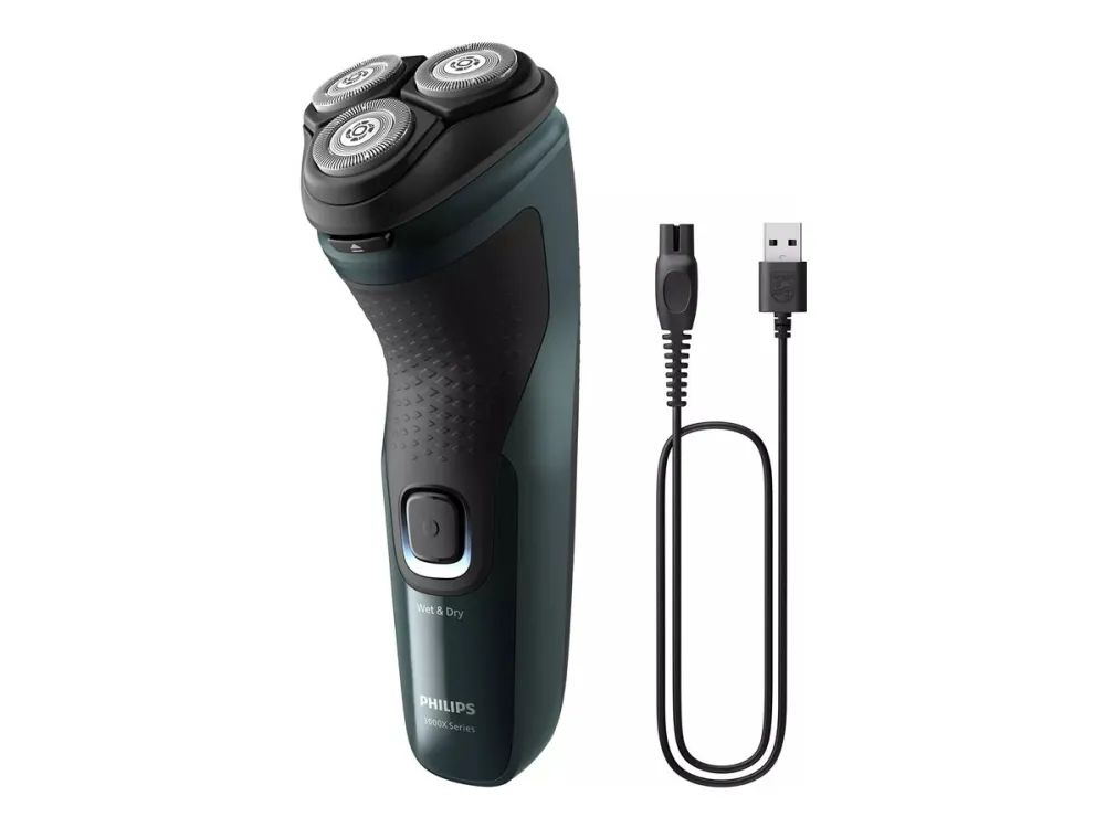 Philips Barbermaskin 3000X Series X3002 - shaver - dark forest green