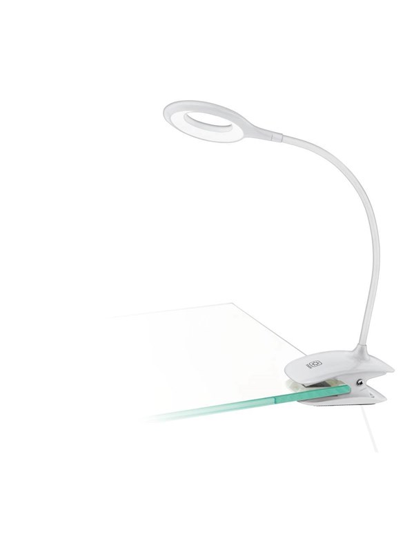 EGLO CABADO CLAMP SPOT USB OPL. TOUCH 300LM HVIT
