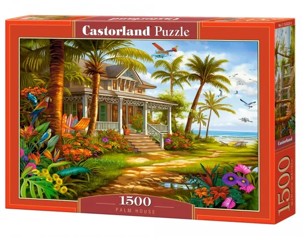 Castorland Huset mellem palmerne 1500 brik