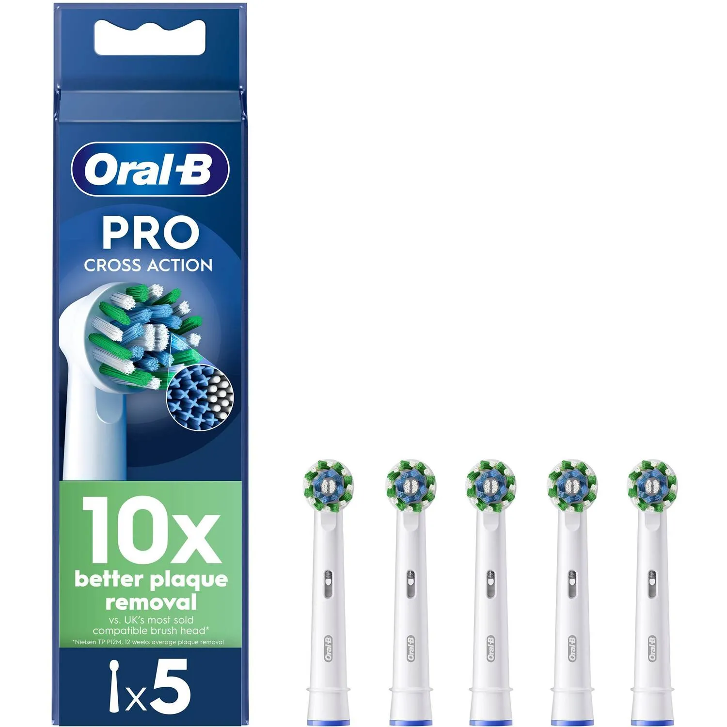 Oral-B Børstehoder Cross Action 5 pcs