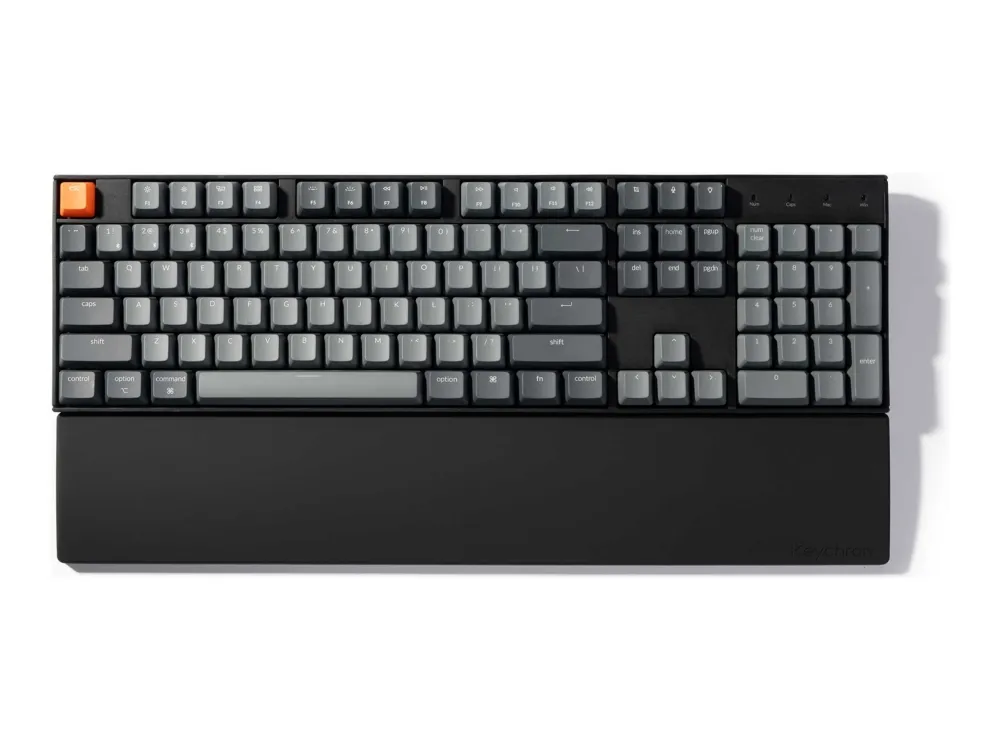 Keychron Silicone Palmrest K10 series / C2 series - Håndleddsstøtte - Svart