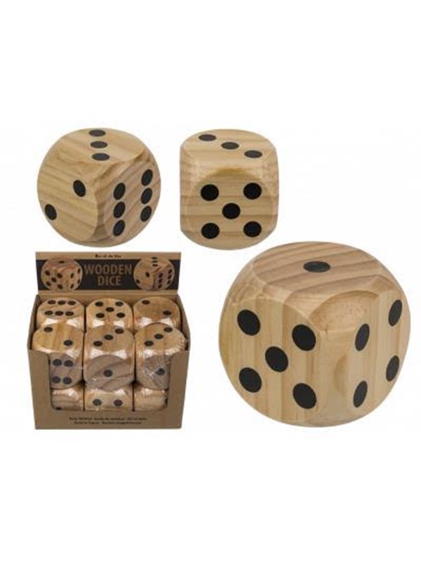 OUT OF THE BLUE Cube giant. Wood. 6*6cm.