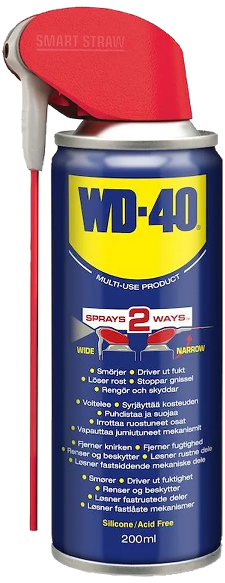 WD-40 Multi oil spray with smart straw, 200 ml