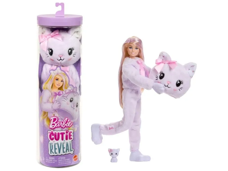 Barbie Cutie Reveal Sweet Bows Purple Kitten