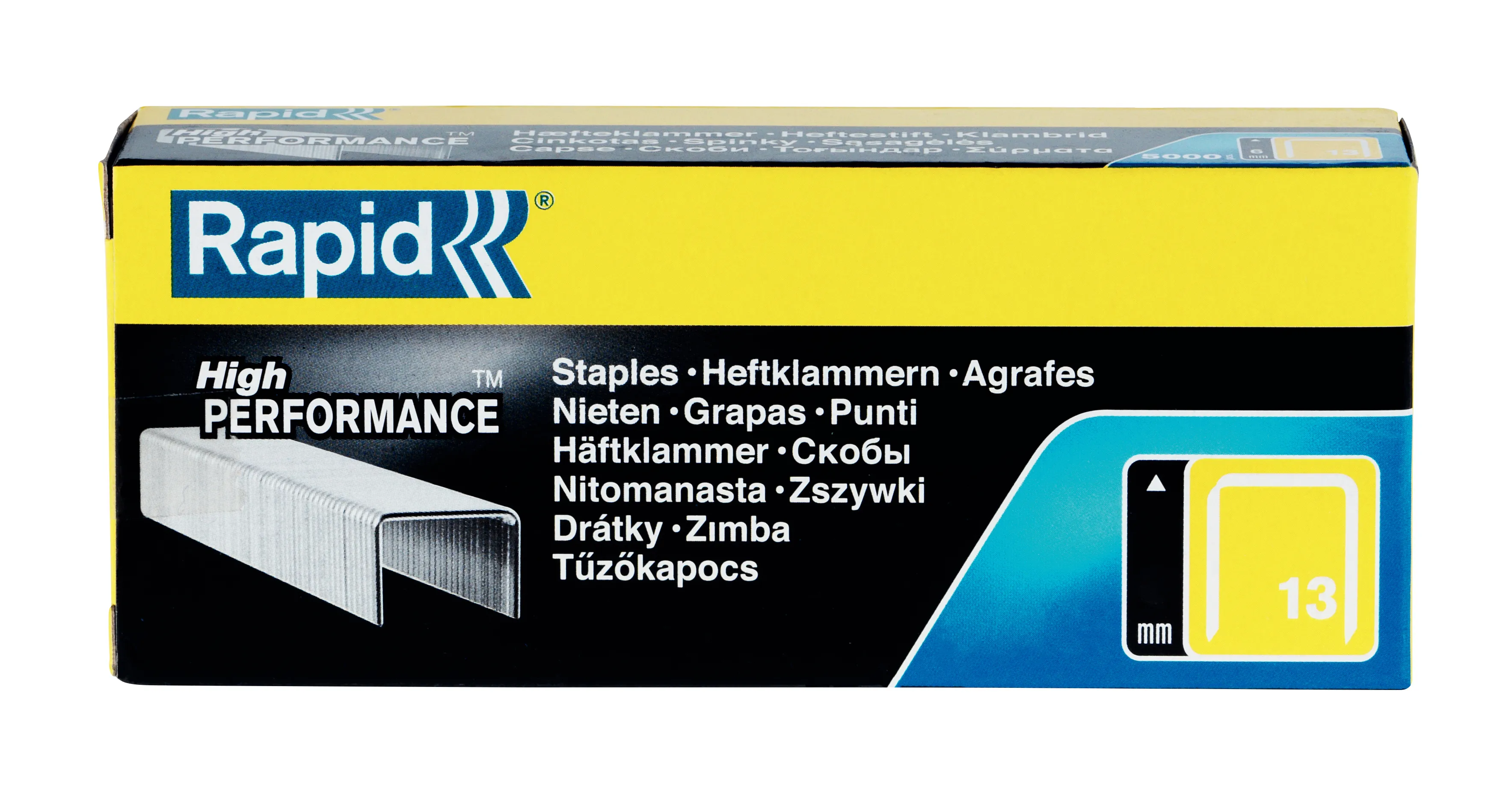 Rapid 13/8 8mm Galvanised Staples (Box 5000)
