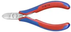 KNIPEX Elektronikk-sidekutter, Med gjennomstukket ledd