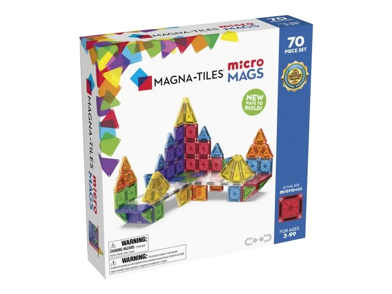 Magna-Tiles MicroMAGS Deluxe set 70pcs