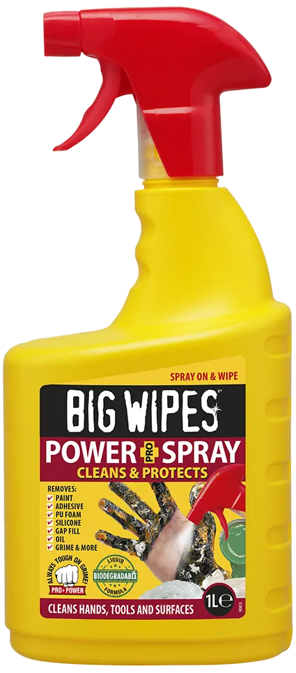 Big Wipes Power Spray anti-bacterial cleaning liquid, 1 liter