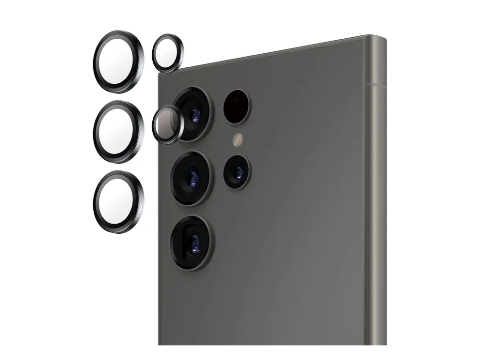 PanzerGlass Hoops™ Black Lens Protector Samsung Galaxy S25 Ultra