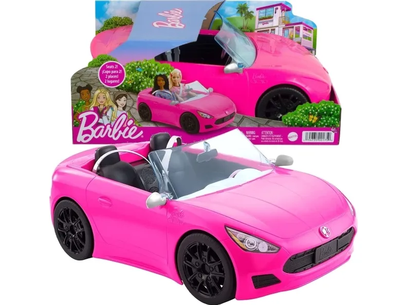 Barbie Pink Convertible 2-Seater Vehicle